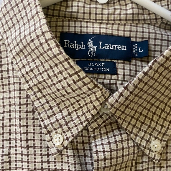 Ralph Lauren cotton button down shirt - Picture 2 of 3
